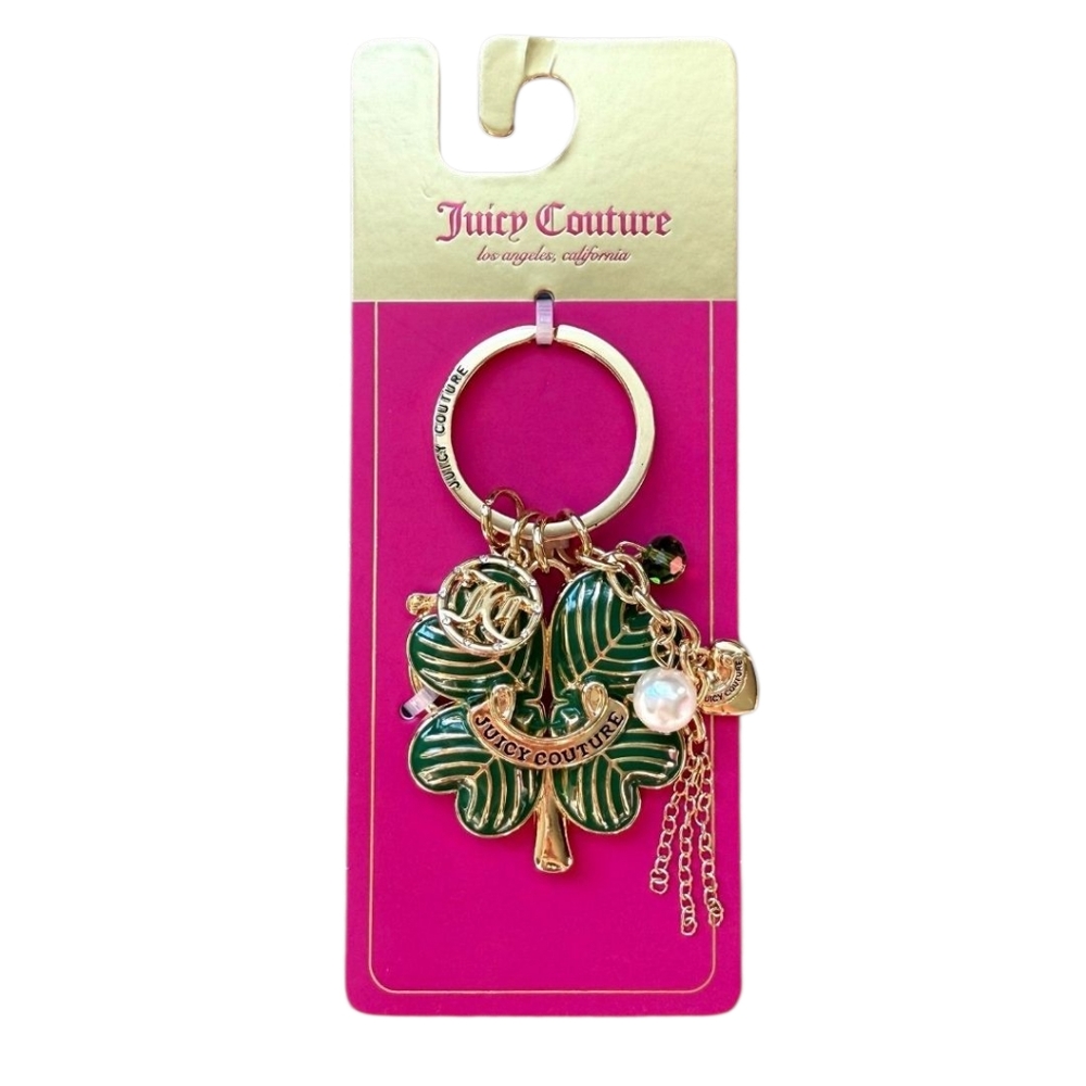 Juicy Couture 4 Leaf Clover Key Chain